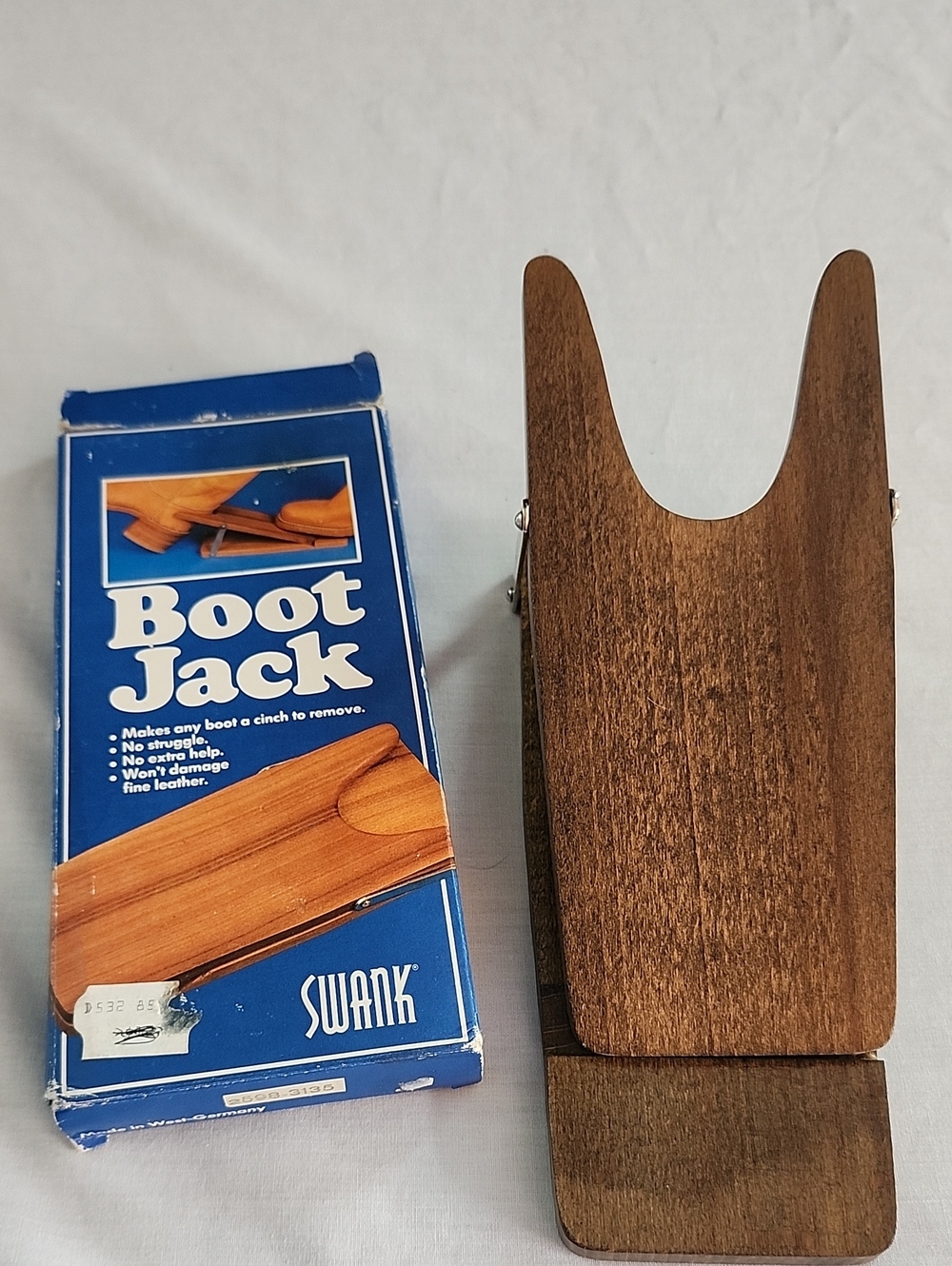 Swank Boot Jack In Original Box /Western/ Cowboy/ Men/ Women
